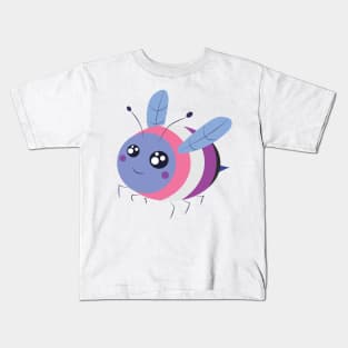 Genderfluid Pride Bee Kids T-Shirt